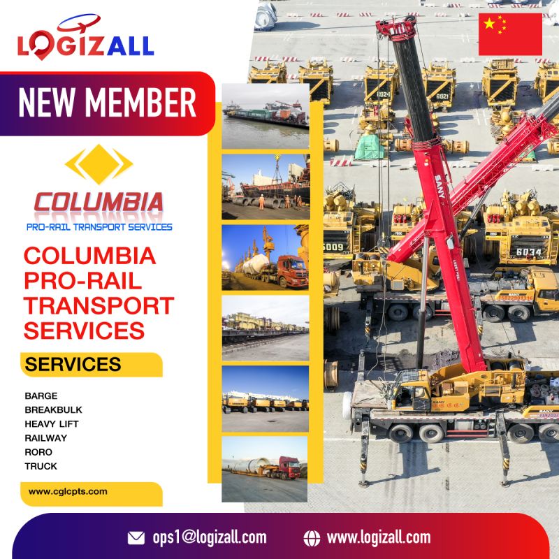 New Member Announcement: COLUMBIA PRO-RAIL TRANSPORT SERVICES LIMITED