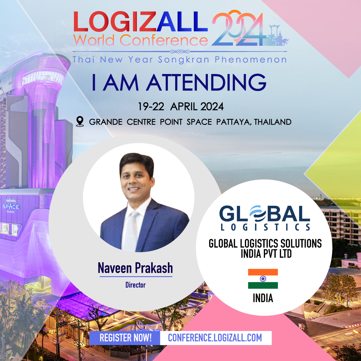 New Attendee: Global Logistics Solution India Pvt. Ltd. to our LOGIZALL World Conference 2024