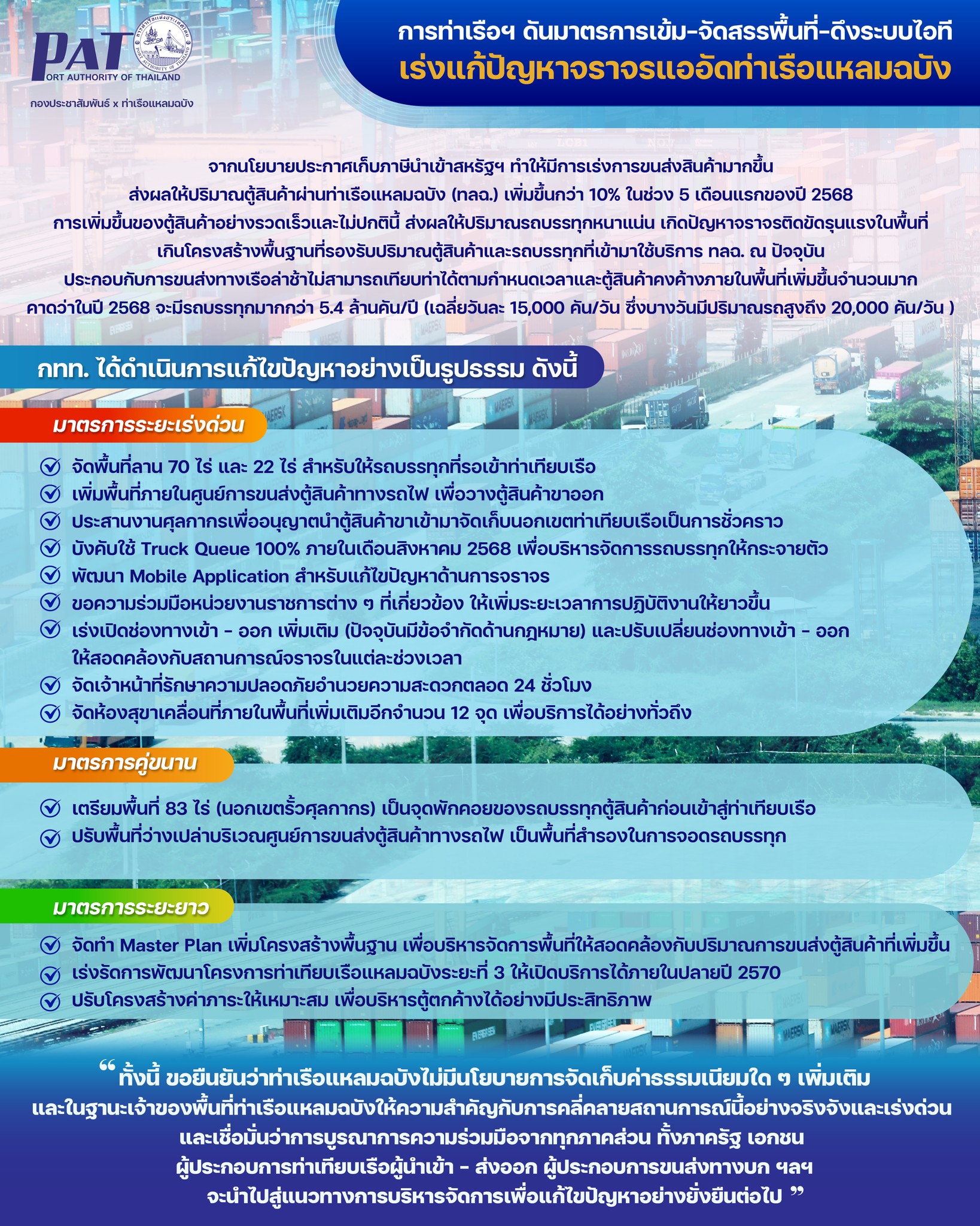 Laem Chabang Port Congestion: Urgent Fixes in Motion