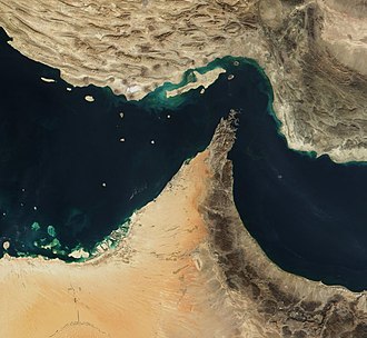 Middle East Shipping Risk Early February 2026 showing Strait of Hormuz trade route tension before conflict